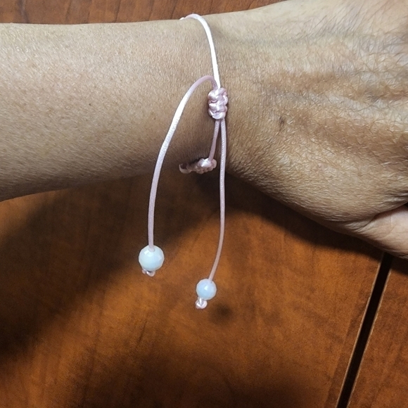 𝅺handmade Adjustable Bead Bracelets Pink - Picture 10 of 13